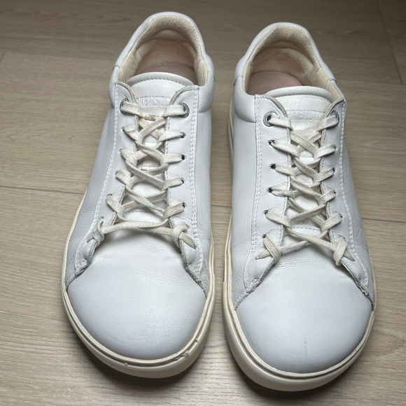 Birkenstock Shoes - Birkenstock Bend White Lesther Sneakers Women's Size 42 US 11.5 UK 9